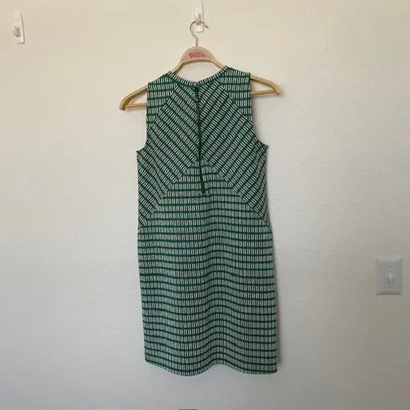 Anthropologie Maeve Dress A-Line Back Zip Sleeveless Jacquard Knit Women Medium - Picture 3 of 16